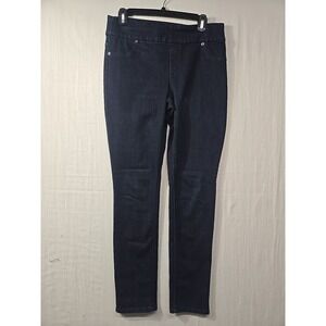 Chico's Women's Size 0 (S/4) Pull On Jeans Dark‎ Wash Skinny Stretch Mid Rise